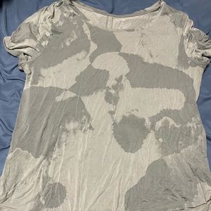 Green acid wash style shirt